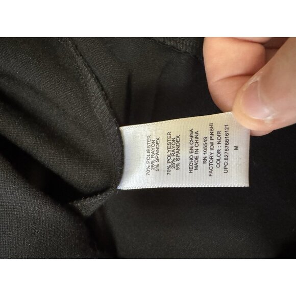 Catherine Malandrino For Design Nation Short Sleeve Top Black Size Medium Modern - Picture 7 of 11